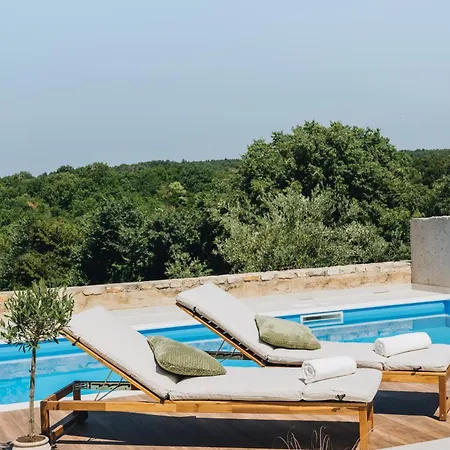 Heritage New Stone Villa Allegra - Private Swimming Pool & Garden Villa Valtura